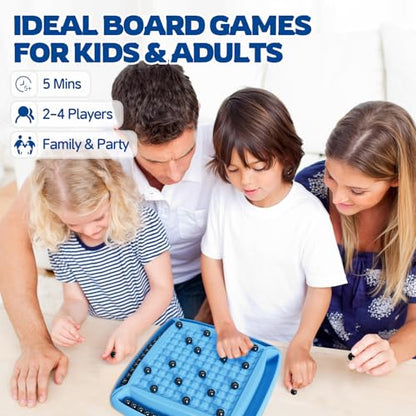 Magnet Game, Magnetic Game for Kids and Adults, Table Top Board Game for Kids 8-12, Magnet Chess Game 40Pcs for Family Games Night, 2-4 Players - style: 40 PCS Chess Pieces