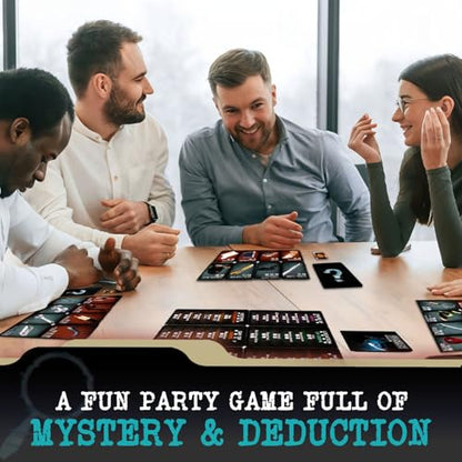 Grey Fox Games Deception: Murder in Hong Kong Board Game | Social Deduction | 4-12 Players | 20 Minutes - style: Base Game