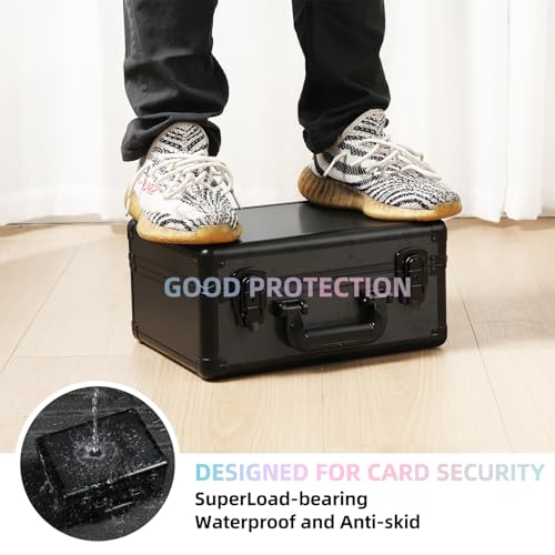 Toploader Storage Box for 3" x 4" 35PT Rigid Card (Medium) | Hard Case, Dividers, Durable, Large Capacity, Ultimate Protection - size: Medium