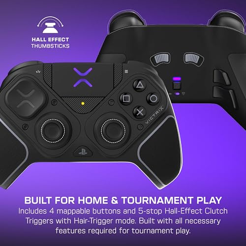 Bundle of Turtle Beach Atlas 200 Wired Gaming Headset Officially Licensed for PS5 & PS4 - Black + Victrix Pro BFG Reloaded Wireless Gaming Controller Officially Licensed for PS5, PS4, PC - color: Black Bundle