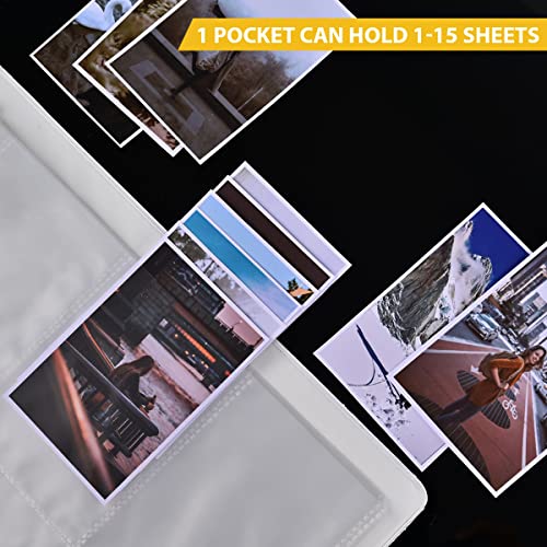 9 Pocket Page Protector, Holds 1800 Cards,Trading Card Sleeve, Baseball Card Sheets or Skylanders, MTG, Coupon, Game Cards, Trading Cards, Football Cards ，100 Pack - size: 100