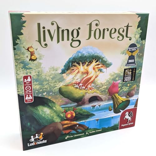 Pegasus Spiele Living Forest | Tile-laying strategy board game; family game night favorite; strategic resource management gameplay for all ages