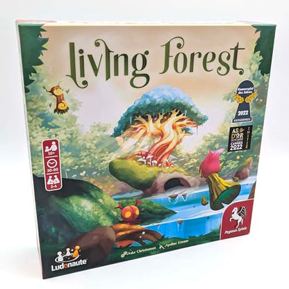 Pegasus Spiele Living Forest | Tile-laying strategy board game; family game night favorite; strategic resource management gameplay for all ages
