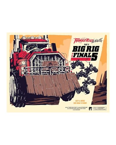 Restoration Games Thunder Road Vendetta Expansion Big Rig & The Final 5 | Racing and Strategy Board Game for Adults, Post-Apocalyptic Demolition Derby Racing Game, 2-5 Players, Ages 10+