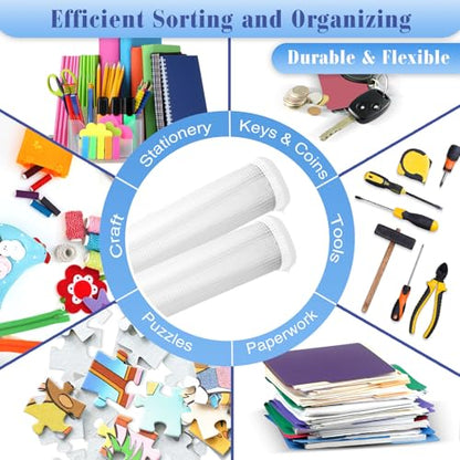 Jetec 32 Pcs Mesh Zipper Bags Bikini Organizer,White,7.5 x 5 Inch - color: White, size: 7.5 x 5 Inch