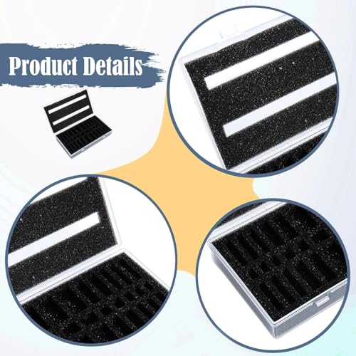 predolo 1/64 1/87 Miniature Figure Box 36 Slot Portable Dustproof Protection Box