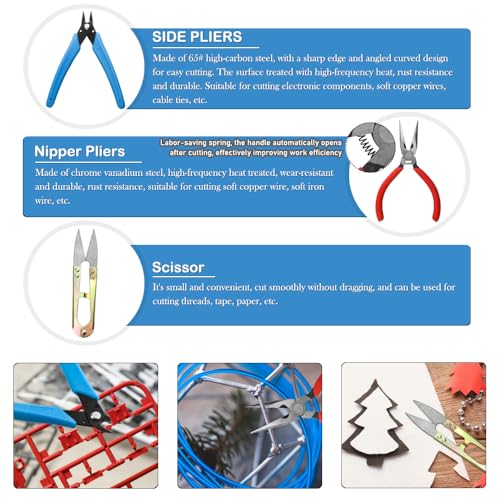 Bigstone 85 PCS Model Tools Kit Hobby Building Tool Craft Set Modeler Basic DIY Tools for Cars, Airplanes, Buildings, Robots Gundam Plastic Models Building Repairing and Fixing
