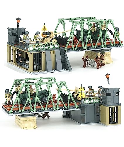 General Jim's Military Brick Building Set - World War 2 Battle of Budapest Building Blocks Model Set for History Enthusiasts for All Building Levels