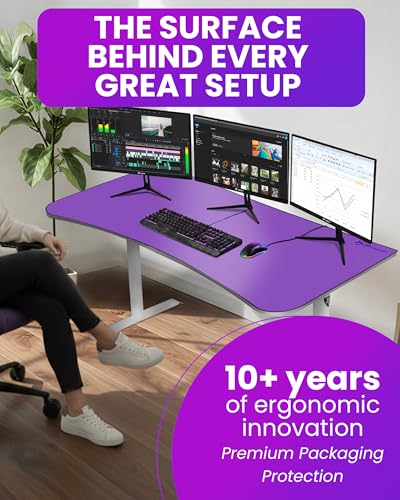 Arozzi Arena Gaming Desk Pad D006 | Full Desk Mouse Pad, Washable Desk Mat, Anti-Slip Rubber Base, Water-Resistant Surface - color: D006