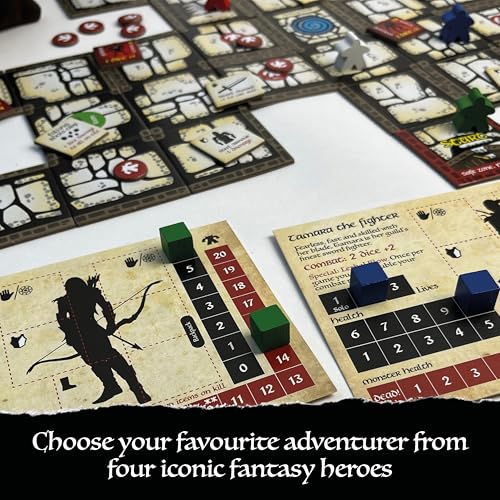 Bag of Dungeon–Fantasy Adventure Board Game for Families & RPG Fans | 1–4 Players, Ages 7+ | Classic Dungeon Crawler | Portable Tabletop RPG with Endless Replayability