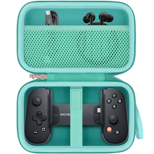 khanka Case for Backbone Pro/Backbone One iOS Mobile Gaming Controller,Carrying Case Compatible with Backbone Pro/Backbone One iOS Mobile Gaming Gamepad/Controller (Teal) - color: Teal