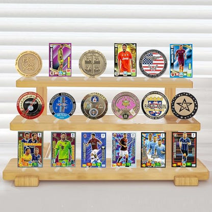 32Packs Card Display Stand, Card Stand, Card Stands for Sports Cards, Trading Card Stand, Acrylic Material, 2.2 Inch Tall