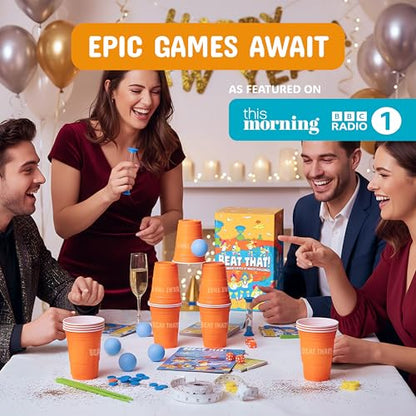 Gutter Games Beat That Game and Household Objects Expansion Combo Pack, Family Party Game for 2 Players - Kids, Adults - style: Combo Pack