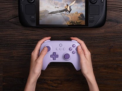 8Bitdo Ultimate C 2.4g Wireless Controller for Windows PC, Android, Steam Deck & Raspberry Pi (Lilac Purple) - color: Lilac Purple