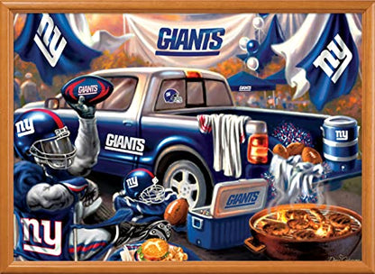 Masterpieces 1000 Piece Jigsaw Puzzle for Adults - NFL New York Giants Gameday - 19.25"x26.75" - style: New York Giants