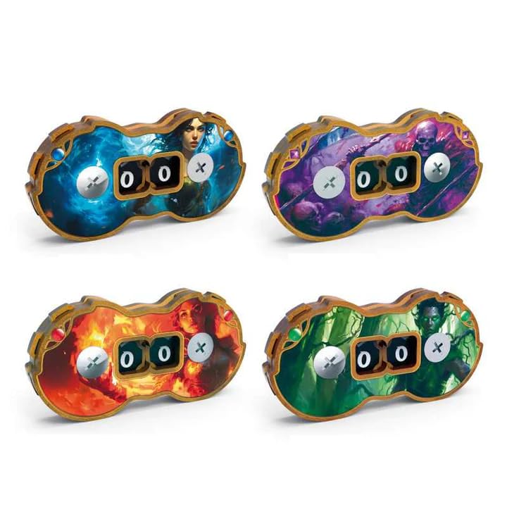 Green Stuff World Life Counters for Popular Tabletop Games (4 Pk Blue, Purple, Red, Green) - style: 4 Pk Blue, Purple, Red, Green