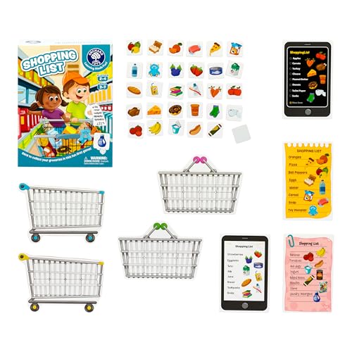 Orchard Toys Shopping List Game - New Art Race to Collect Your Groceries in This Fun Memory Game, Age 3-7, 2-4 Players - style: Shopping List