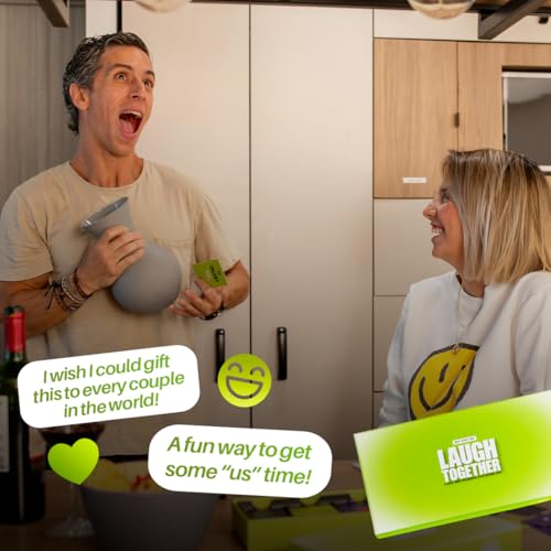 Why Don’t We Laugh Together? - Card Games for Couples with 200 Cards: Talents, Games, Trivia | Fun Date Night Game for 2 Players | Couples Board Games