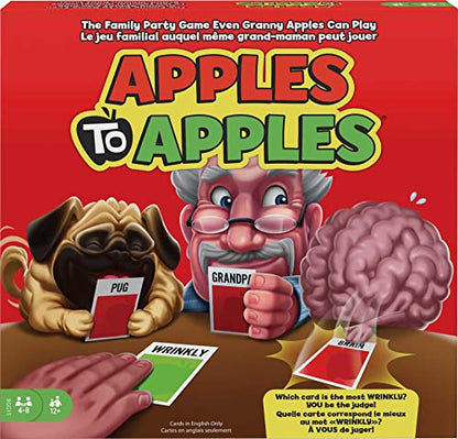 Mattel Games Apples to Apples Party in a Box Family Game with More Than 500 Cards for Game Nights & Parties - style: Party Box