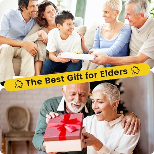 24 Large Piece Puzzle for Seniors 6 Pack Puzzles Dementia Alzheimer's Products and Activities for The Elderly Adults Puzzle Alzheimer's Easy Puzzles Gift Memory Games for Patients, 6 Storage Bag - style: 24 Large Pieces