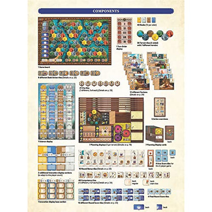 Capstone Games: Age of Innovation - A Terra Mystica Game, Faction Strategy Board Game, Ages 14+, 1-5 Players, 40 Min - style: Age of Innovation