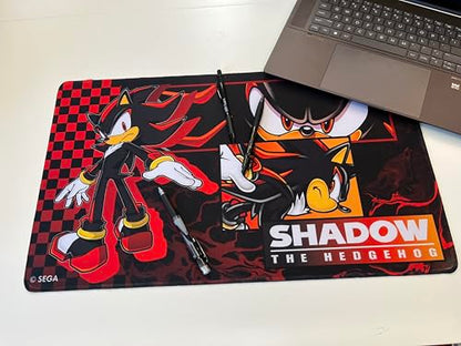 KESS: Sonic: Playmat - Modern Shadow - 23.75 x 13.5 Neoprene, Non-Slip, Tabletop Accessory, Comfort-Protection, Card-Board-Dice-RPG Games, Mouse Pad - style: Modern Shadow