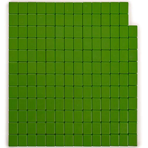 Yellow Mountain Imports Set of 166 American Mahjong Tiles, Huntington (Tiles Only Set) - color: Green