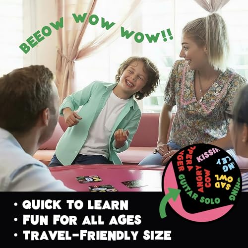UPROAR! Family Word Sound-Matching Card Game – Crowd-Pleaser – Fast-Paced Party Game for Kids, Teens & Adults | Perfect for Family Game Night, Parties & Birthdays | 2–6 Players | Easy to Learn