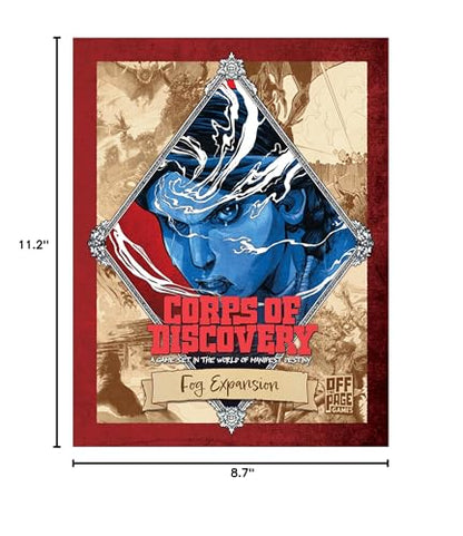 Corps of Discovery: Fog Expansion – Survival Challenge with Hidden Terrain Rules | 1–4 Players | Ages 14+ - style: Fog Expansion