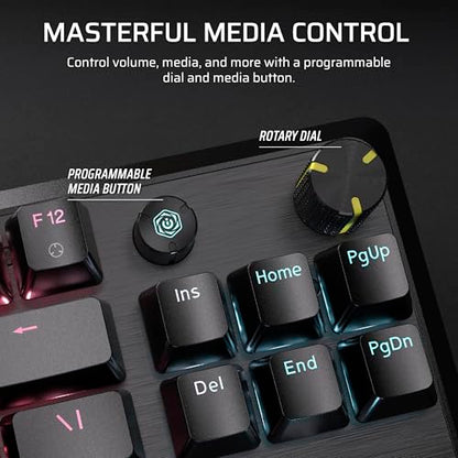 Corsair K70 CORE TKL RGB Tenkeyless Mechanical Wired Gaming Keyboard – Pre-Lubed MLX Red v2 Linear Switches, SOCD, ABS Double-Shot Keycaps, Sound Dampening, 1000Hz Polling, QWERTY NA – Black - style: Wired