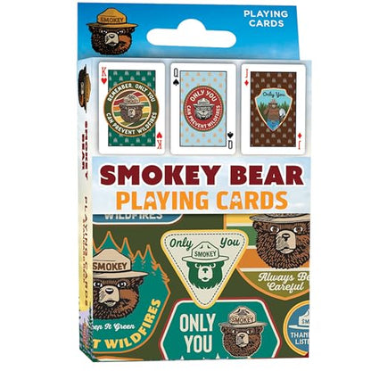 Masterpieces Smokey Bear Playing Cards - Premium Quality, Educational, and Fun Activity for Kids and Families - Great Gift Idea for Holidays, Birthdays, and Everyday Playtime - style: Smokey Bear