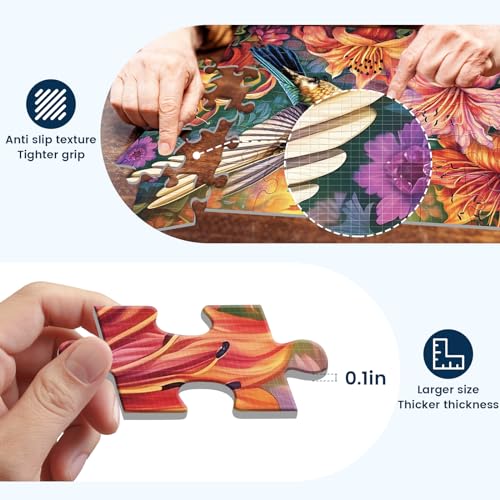 3 Pack 48 Large Piece Puzzle for Seniors Puzzles Dementia Alzheimer's Products and Activities for Elderly Large Piece Puzzles Alzheimer's Easy Puzzles Gift Memory Games for Patients, 3 Storage Bag - style: 48 Large Pieces
