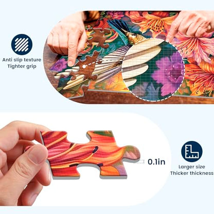 3 Pack 48 Large Piece Puzzle for Seniors Puzzles Dementia Alzheimer's Products and Activities for Elderly Large Piece Puzzles Alzheimer's Easy Puzzles Gift Memory Games for Patients, 3 Storage Bag - style: 48 Large Pieces