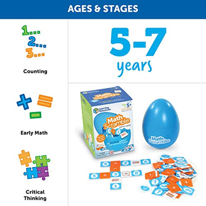 Learning Resources Math Scramble Game