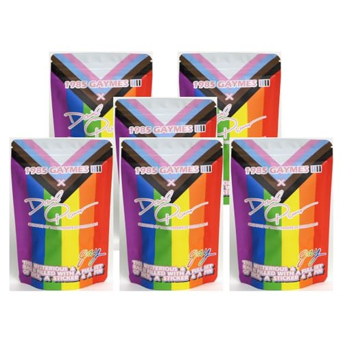 1985 Games Pride Mystery Dice Set with Pins & Stickers – LGBTQ+ DND Dice Set Collaboration with Daniel Quasar, Polyhedral RPG Dice for Tabletop Games, Dungeons & Dragons & Roleplaying Campaigns - color: Resinxmas, size: Pack of 1