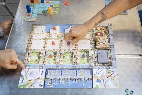 Devir - Cities Board Game, City Building Strategy Game with Tile Placement & Resource Drafting for Families & Friends Ages 10+, 2–4 Players, Playtime 35, (English Version) - color: Cities