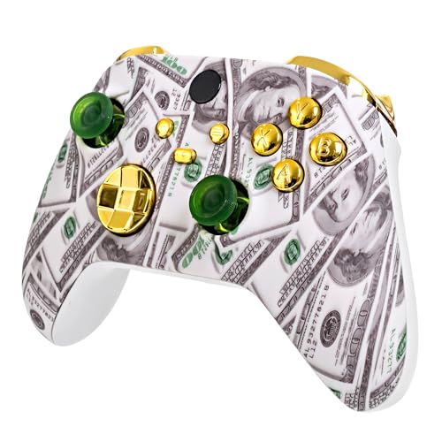 Crazy Controllerz Customz Series Custom Wireless Controller for Xbox One Series X S PC - Cash Money Design - color: XS CASH MONEY