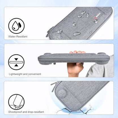 RLSOCO Slim Case for Nintendo Switch 2 Game Console with 8 Game Card Slots - Grey (Case Only) - color: Small Case Grey