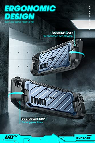 SUPCASE for Steam Deck 2022 Case with Kickstand (Unicorn Beetle Pro), [Military-Grade Protection] [Ergonomic Design] Dockable Integrated Cover Accessories for Steam Deck OLED 2023, Tilt | Built-in Kickstand, Military-Grade Protection, Ergonomic Design, Do
