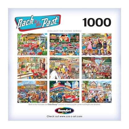 RoseArt - Back to The Past - Ice Cream Truck Day - 1000 Piece Jigsaw Puzzle for Adults - style: Ice Cream Truck Day