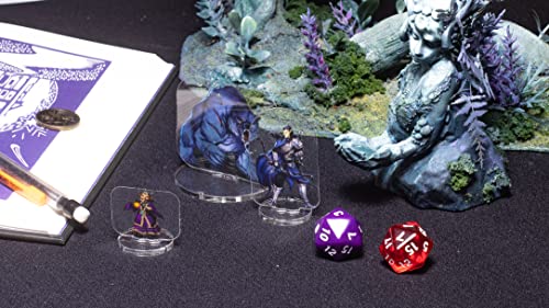 Arcknight Flat Plastic Miniatures: Wildlands HORDE; 31 Unique Wilderness-Themed Enemy Minis for DnD5e and Pathfinder; Affordable, Skinny Figurines for Dungeons and Dragons and other Tabletop RPG games