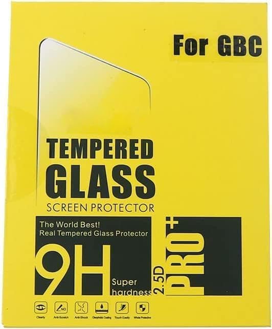 Tempered Glass Protective Film for GB GBC GBA GBP GBA SP Console Screen Protector Film Guard (GBC) - color: GBC
