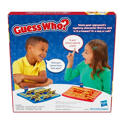 Hasbro Gaming Guess Who? Plus Board Game with People & Pet Cards