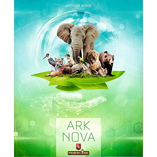 Capstone Games Ark Nova: Zoo Map Pack 1 Strategy Board Game for 1–4 Players | Competitive Euro-Style Zoo Management Expansion with Engine Building, Card Drafting, Conservation | Ages 14+, 90–150 Min - style: Zoo Map Pack 1