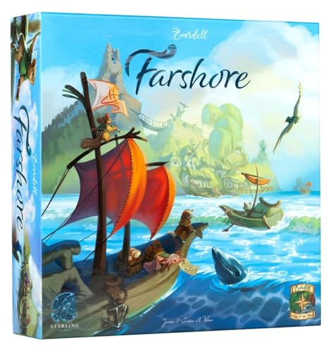 Everdell Farshore Collector's Edition Board Game – 1–4 Players | Set sail on a new standalone adventure with Everdell Farshore.