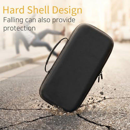 iofeiwak Carrying Case for Switch Controllers / Enhanced Grip / Wider-Sized Switch Accessories - 20 Game Slots / Hard Shell / Large Capacity