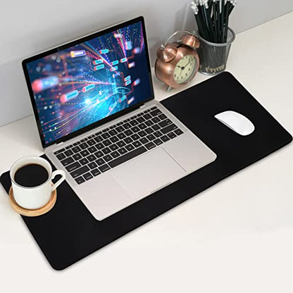 Large Gaming Mouse Pad with Stitched Edges,[27.5x11.8In] Extended Mouse Pad with Non-Slip Natural Rubber Base for Gamer/Desktop/Office/Home (70x30 Blackus) - color: 70x30 Blackus