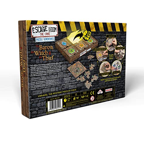 Escape Room The Game Puzzle Adventures: The Baron, The Witch and The Thief | Jigsaw Puzzle and Escape Room in One for Adults and Teens (English Version) - style: The Baron, the Witch & the Thief