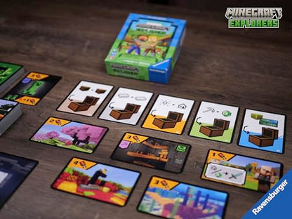 Ravensburger 21580 Minecraft Explorers - Cooperative Card Game for 2-4 People Ages 8 and up