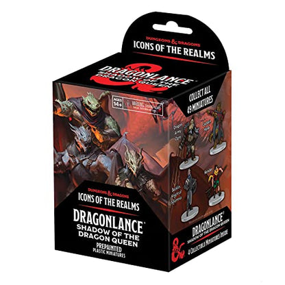 D&D Icons of The Realms: Dragonlance Booster (Set 25) - 4 Figure Set, Randomly Assorted, Pre-Painted, Contains Small, Medium & Large Miniatures, RPG Figures, Roleplaying Game, Dungeons & Dragons